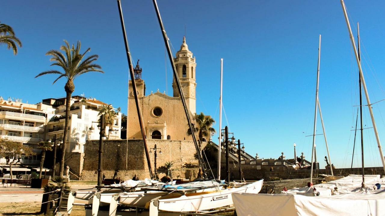 Sitges Atico 2 Min A Playa San Sebastian Apartment Luaran gambar
